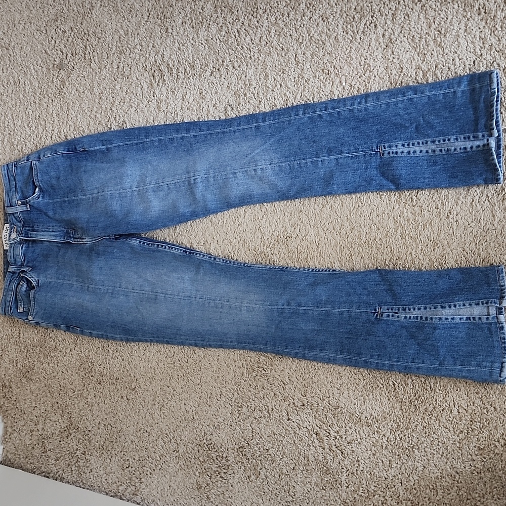 Derek Lam 10 Crosby Lucia Flare Slit Jeans. Western - Picture 4 of 8